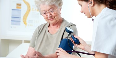 Woman Having Her Blood Pressure Taken
