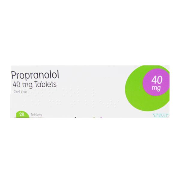 Propranolol 40mg Tablets